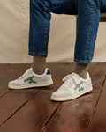 Baskets basses Hazel Cuir-suede White/lichen/navy