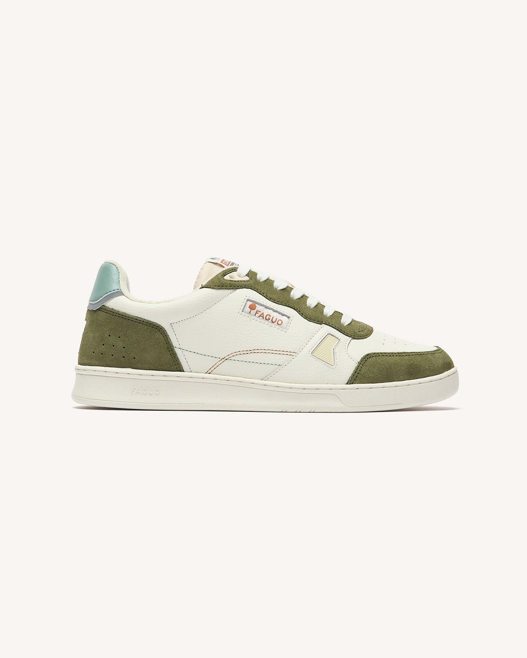 Baskets basses Commute 1 Cuir-suede White/kaki_variant