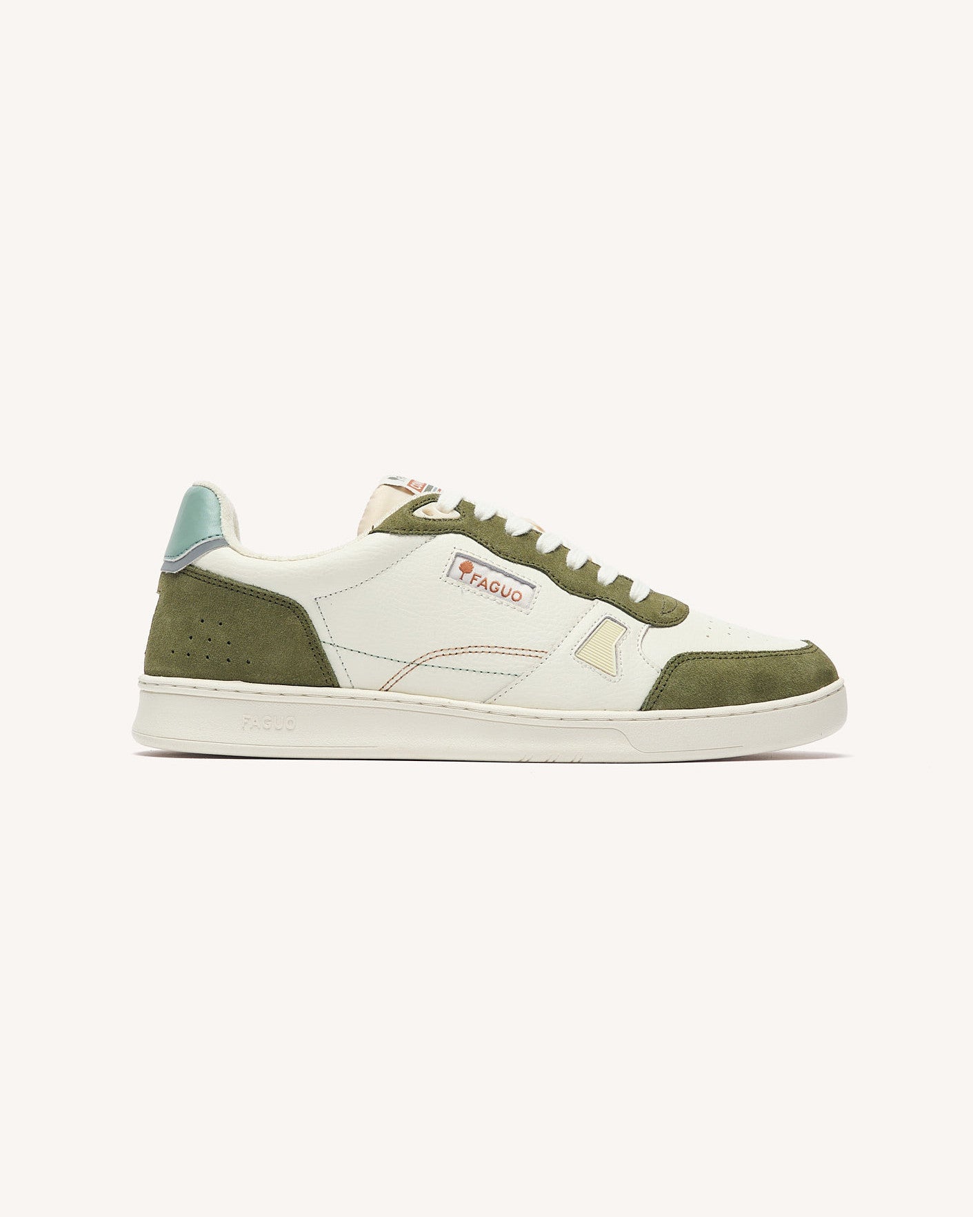 Baskets basses Commute 1 Cuir-suede White/kaki_variant
