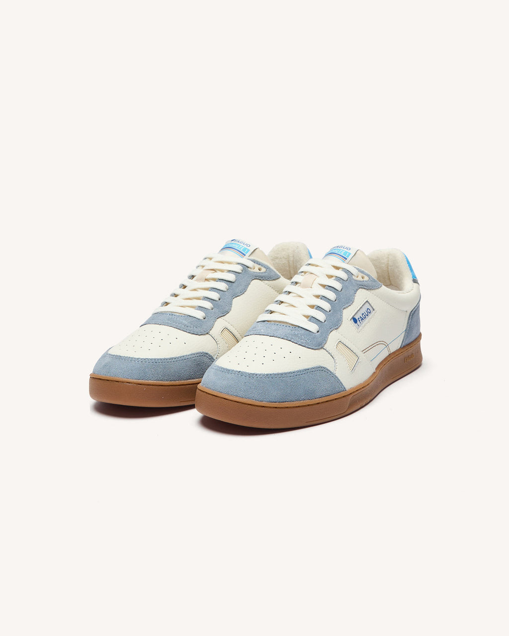 Low-top trainers Commute 1 Leather-suede White/blue