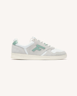 Low-top trainers Palmer Leather-suede White/light green