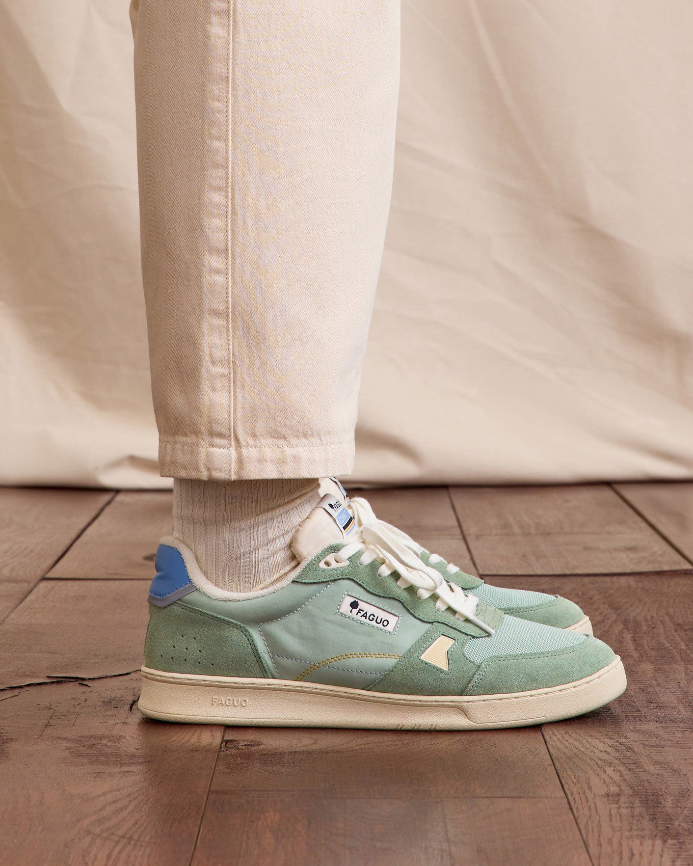 Baskets basses Commute 1 Tissu-suede Green