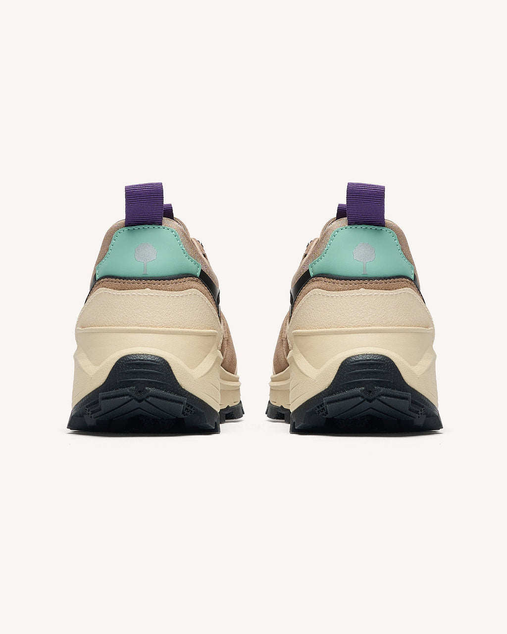 Running Hazel monstera Tissu-suede Light camel