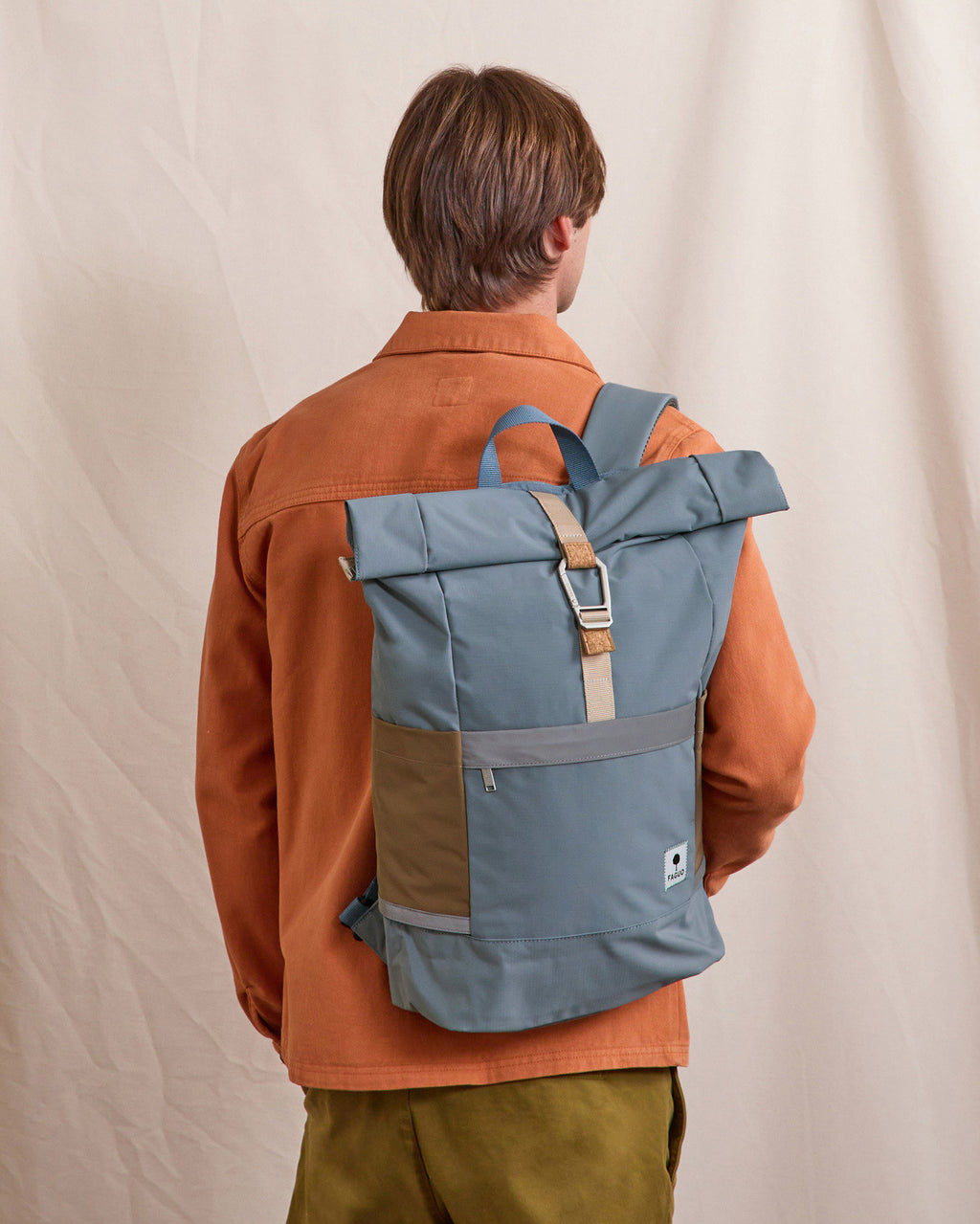 Sac a dos Cycling medium Tissu Medium blue melange
