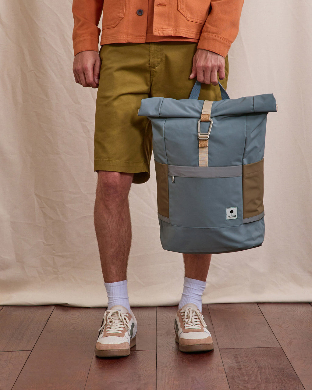 Sac a dos Cycling medium Tissu Medium blue melange
