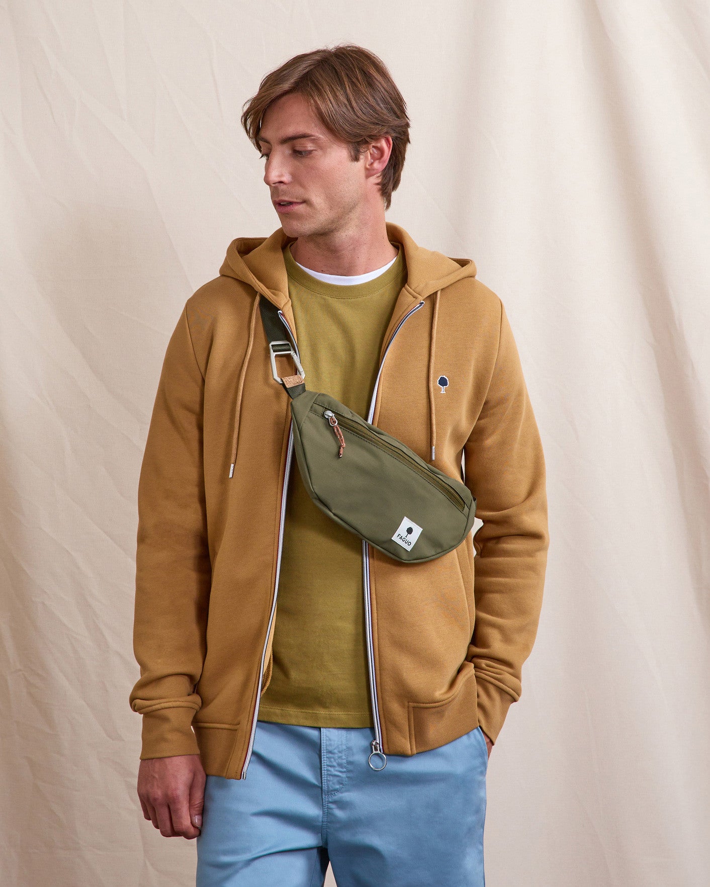 Banane Banane cambium Tissu Dark olive
