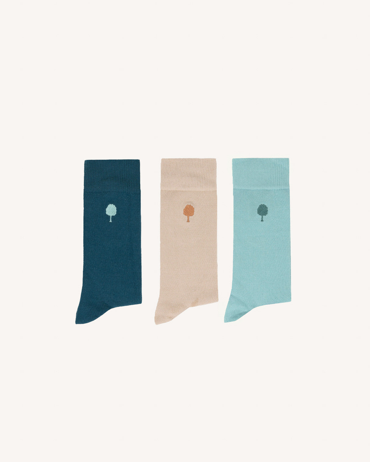 Chaussettes Socks x3 Maille Ecru/lichen
_variant