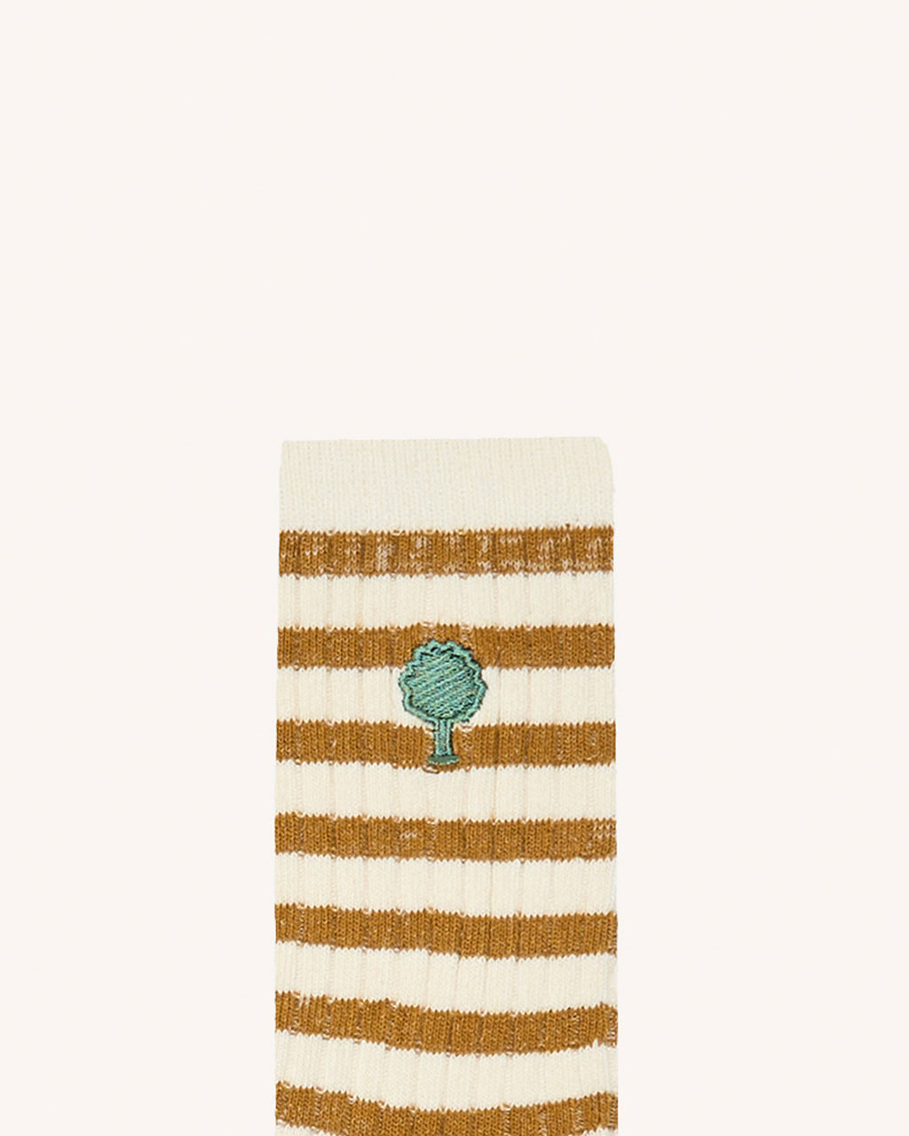 Chaussettes Short socks x3 Maille Cream/camel
