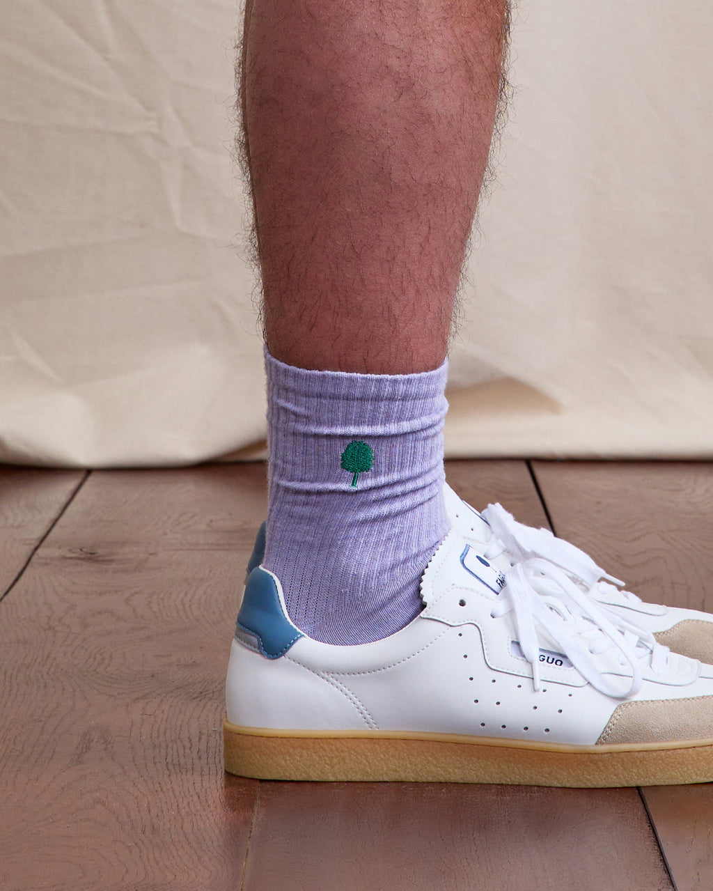 Chaussettes Socks x1 Maille Lilac/navy
