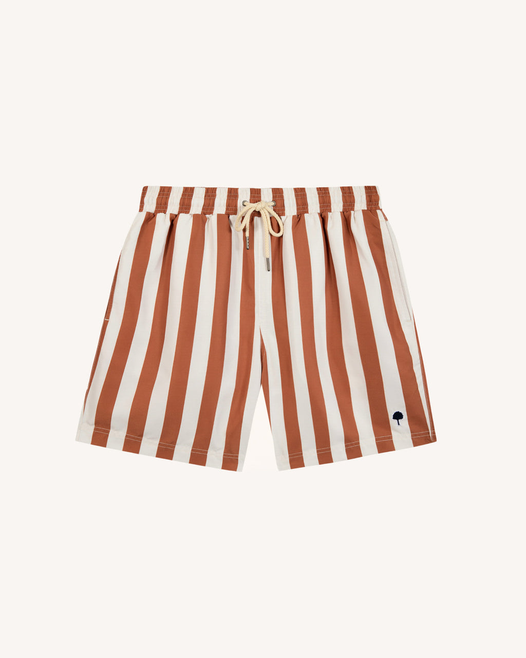 Maillot de bain Mimizan Chaine et trame Brick/ecru
