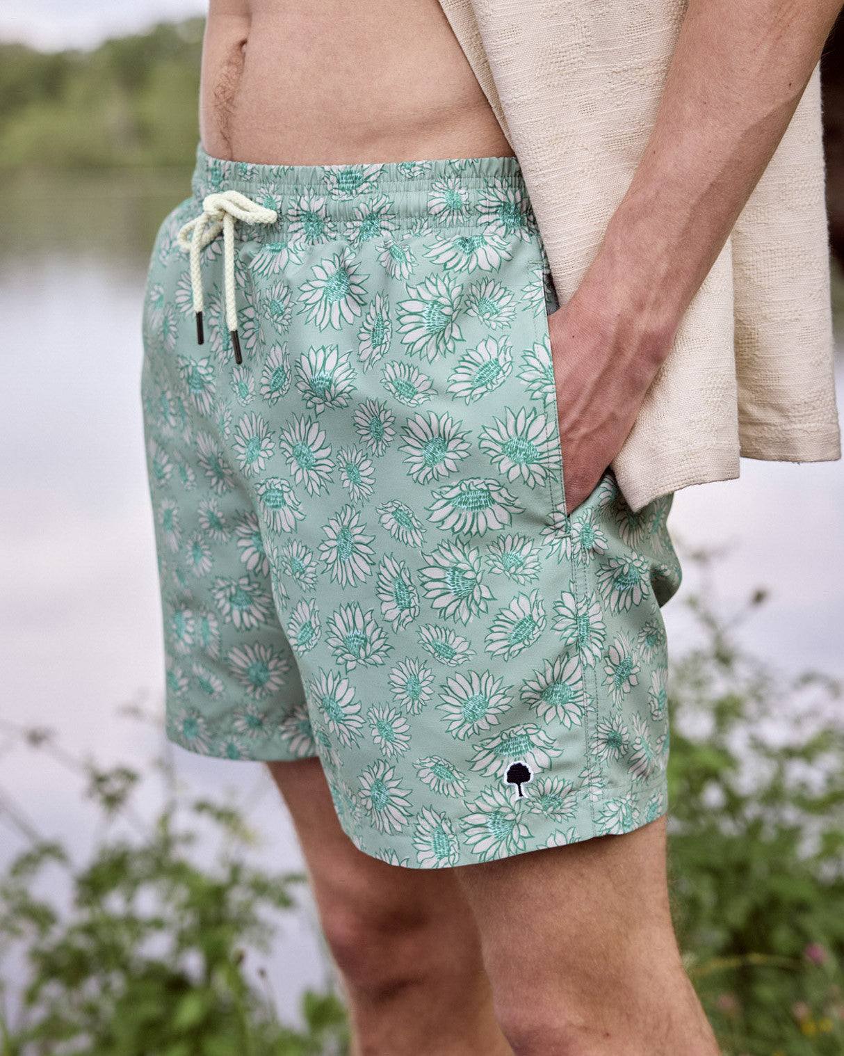 Maillot de bain Mimizan Chaine et trame Light green / multico
