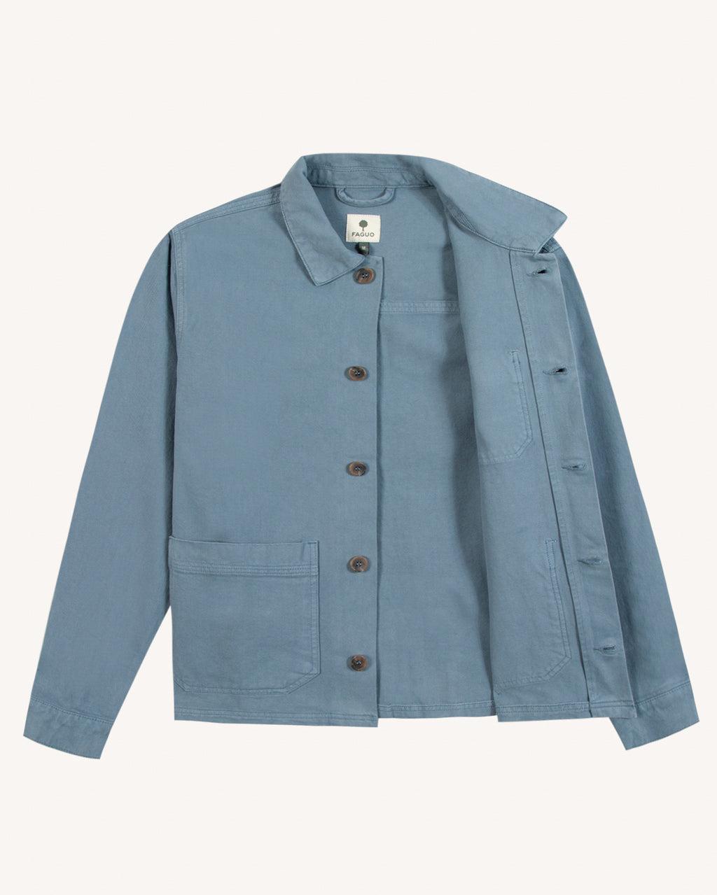 Veste Lorge Chaine et trame Blue
