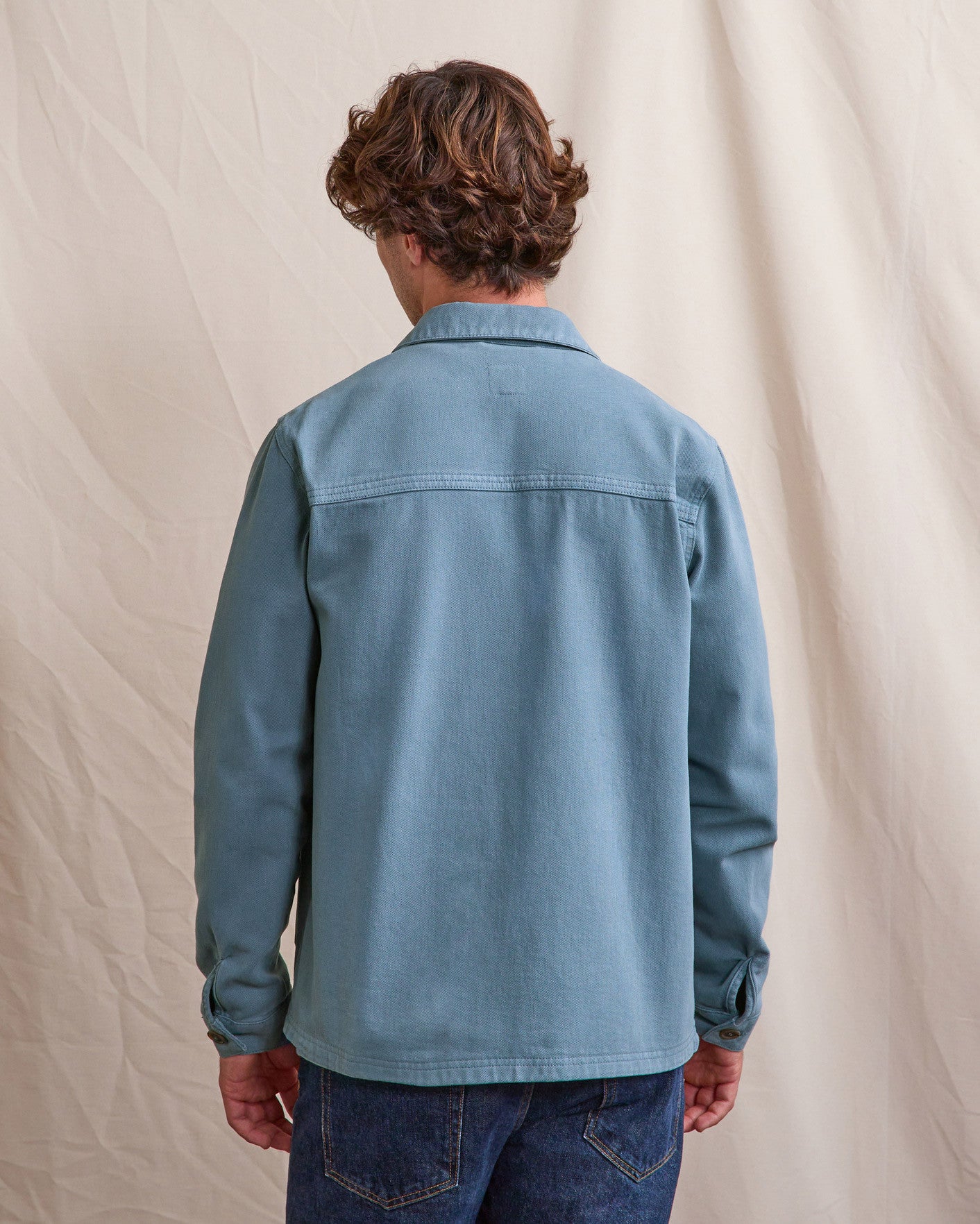 Veste Lorge Chaine et trame Blue
