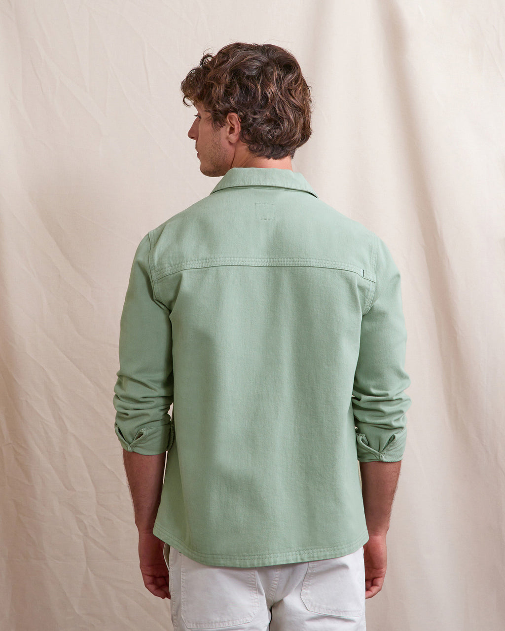 Veste Lorge Chaine et trame Green
