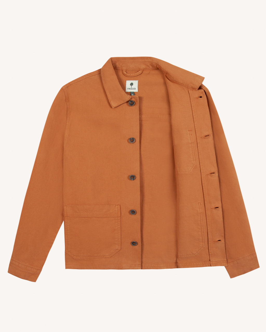 Veste Lorge Chaine et trame Light brick
