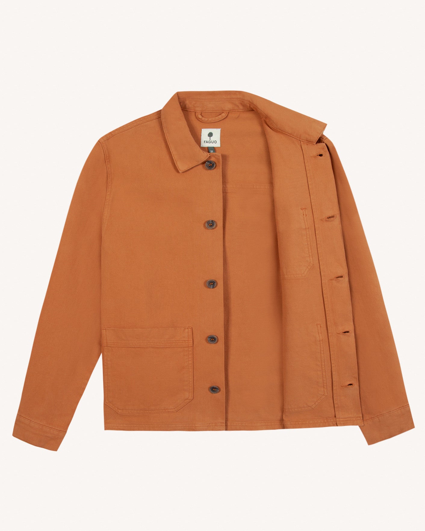 Veste Lorge Chaine et trame Light brick
