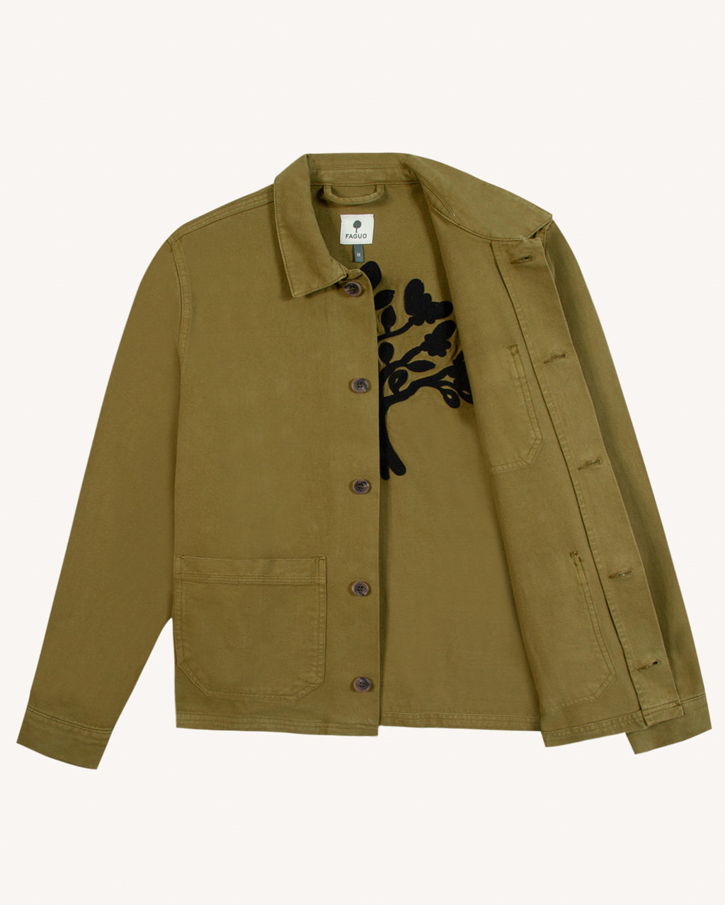 Veste Lorge Chaine et trame Warm kaki
