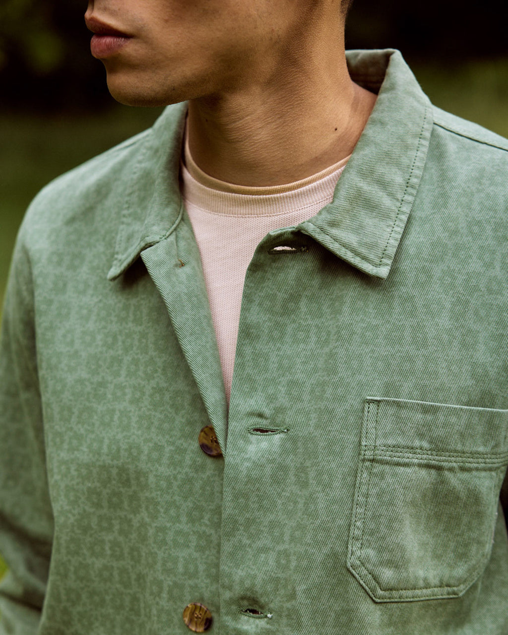 Veste Lorge Chaine et trame Mineral
