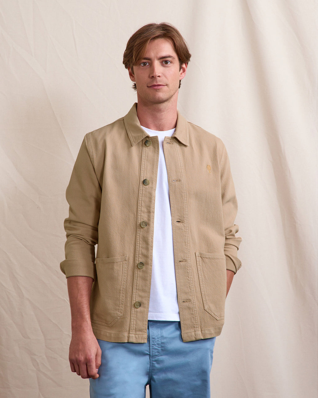 Veste Liffre Chaine et trame Natural
