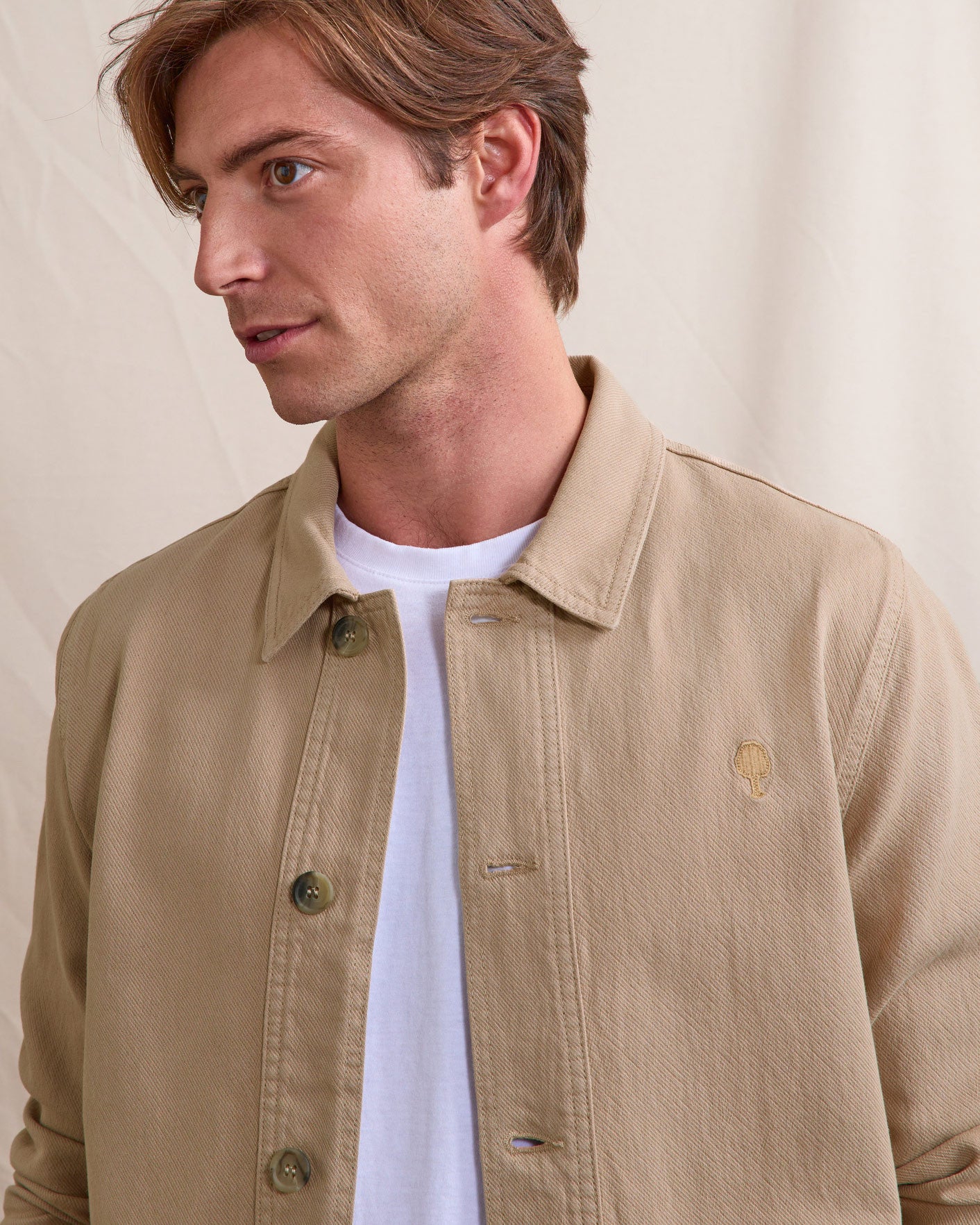 Veste Liffre Chaine et trame Natural
