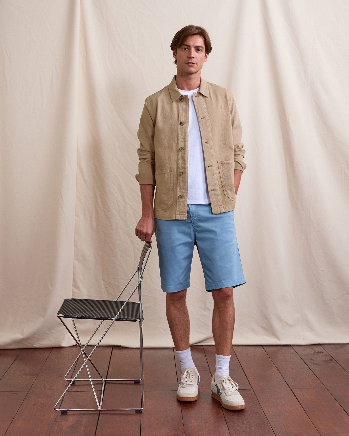 Veste Liffre Chaine et trame Natural
