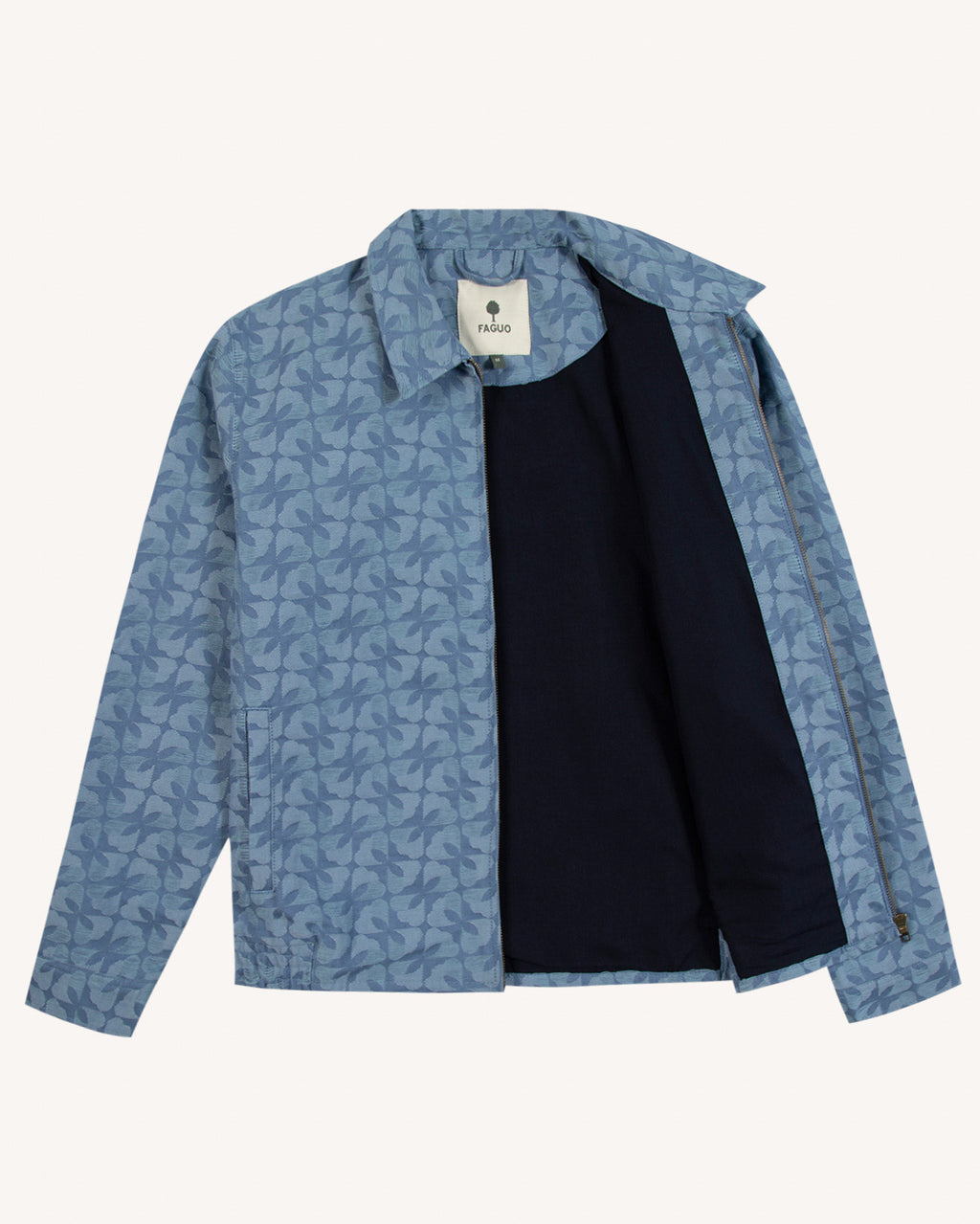 Veste Dourdan Chaine et trame Beach blue
