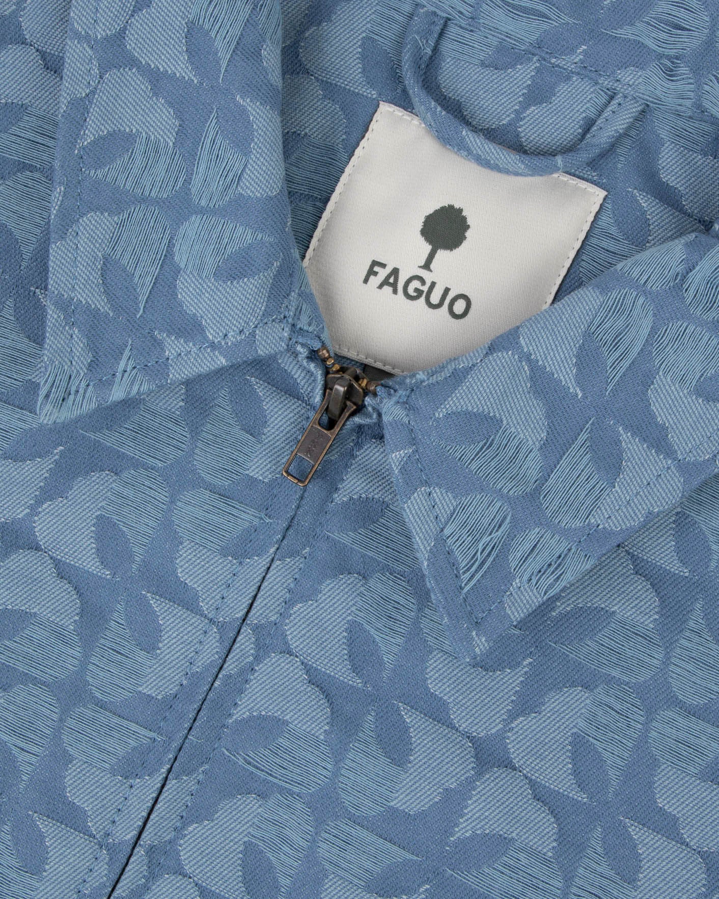 Veste Dourdan Chaine et trame Beach blue
