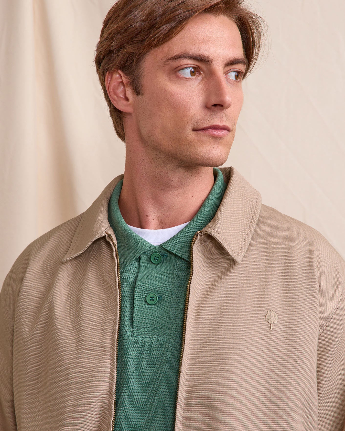 Veste Dourdan Chaine et trame Natural

