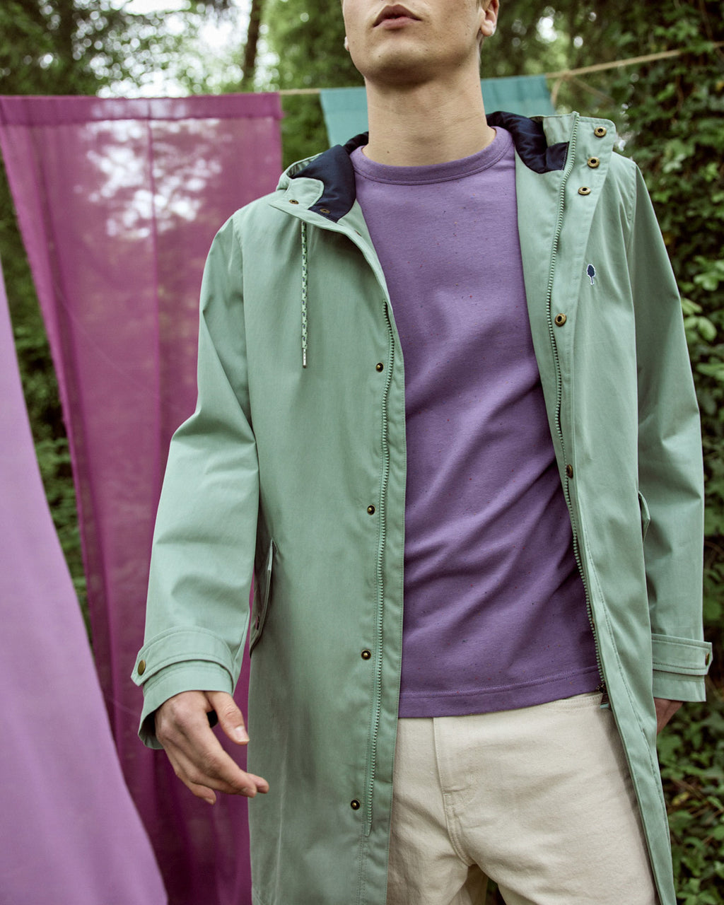 Veste Gresigne Chaine et trame Green
