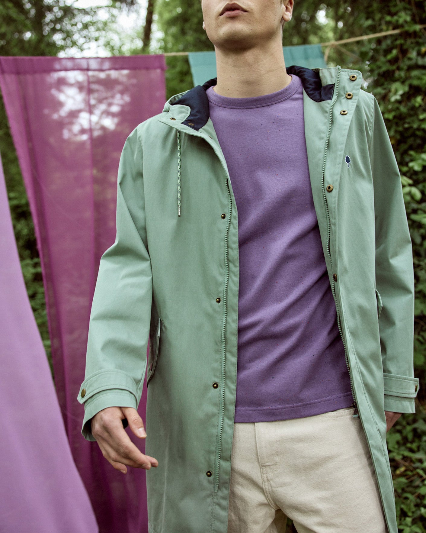 Veste Gresigne Chaine et trame Green
