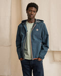 Impermeable Carnoet Chaine et trame Washed navy
