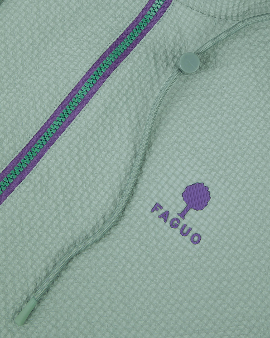 Impermeable Huelgoat otd Chaine et trame Green
