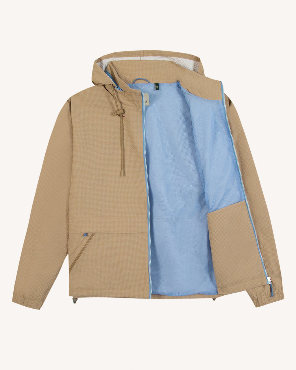 Waterproof jacket Huelgoat Chaine et trame Natural
