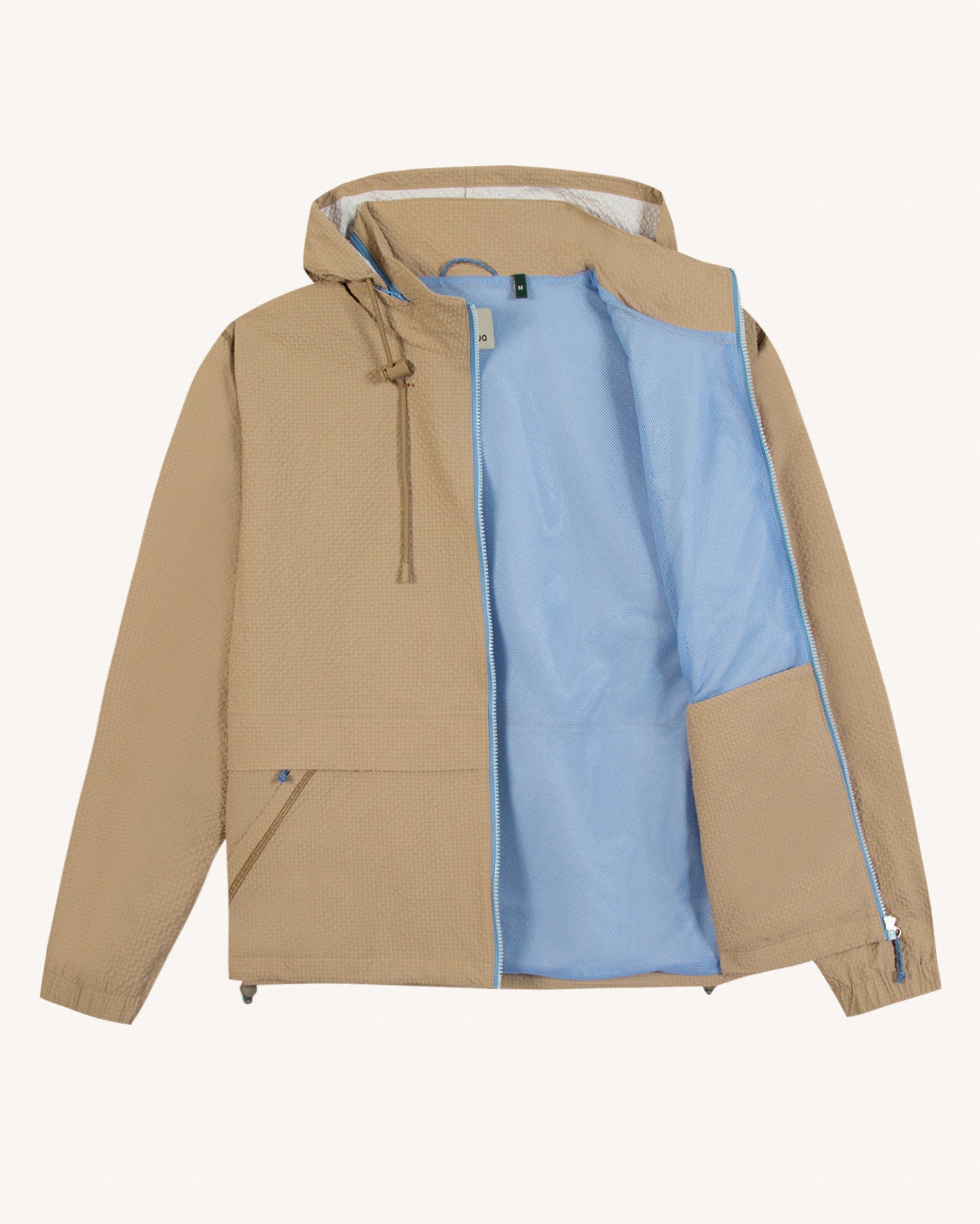 Waterproof jacket Huelgoat Chaine et trame Natural
