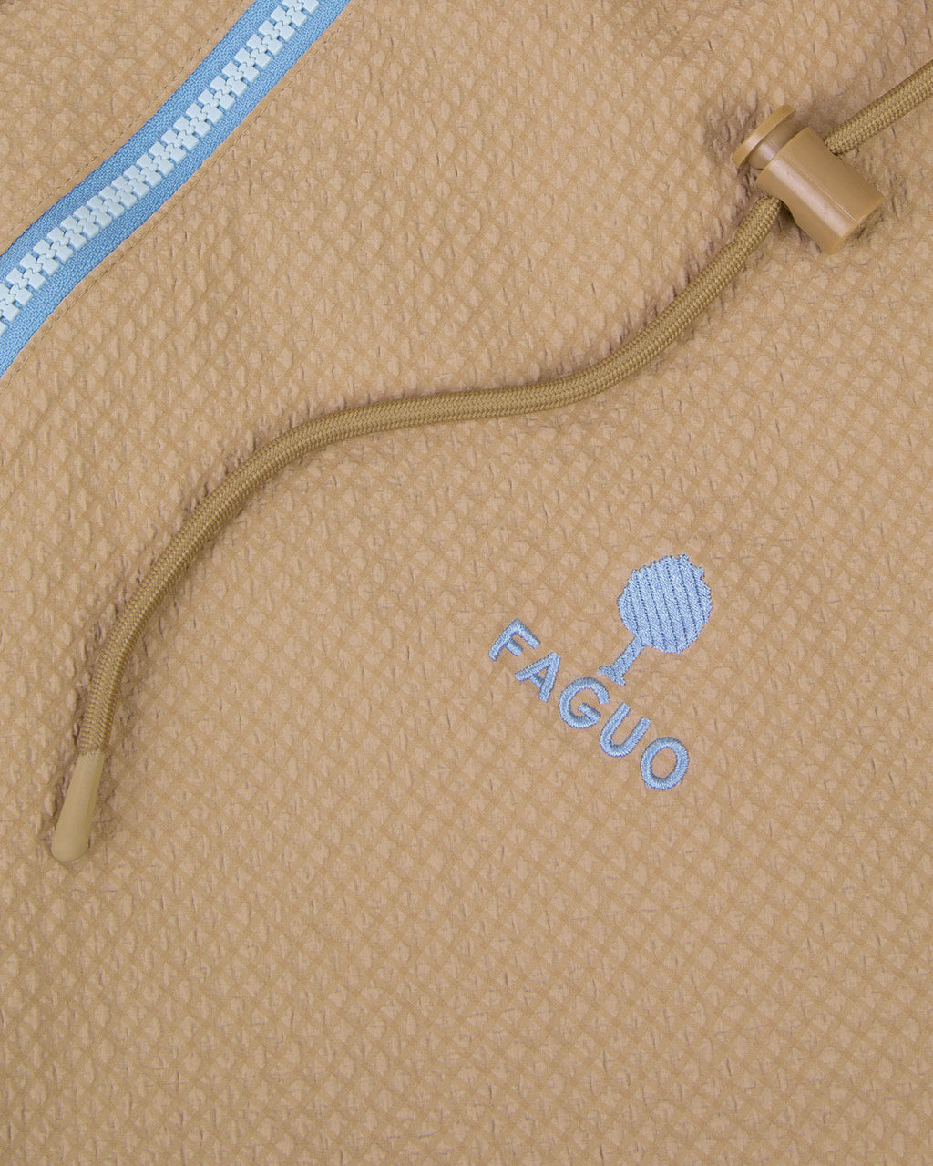 Waterproof jacket Huelgoat Chaine et trame Natural
