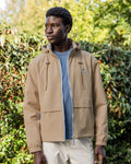 Waterproof jacket Huelgoat Chaine et trame Natural
