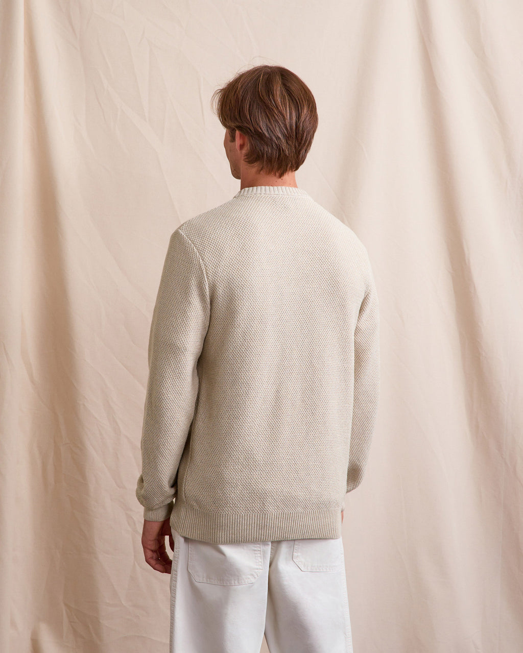 Pull Opale Maille Light ecru melange
