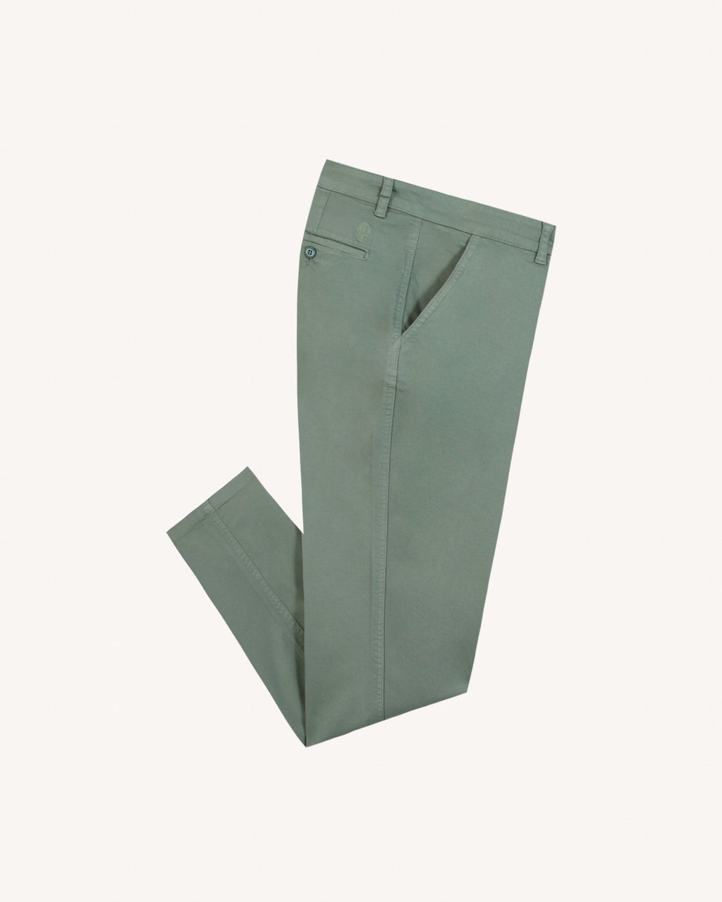 Chino Brix regular Chaine et trame Green
