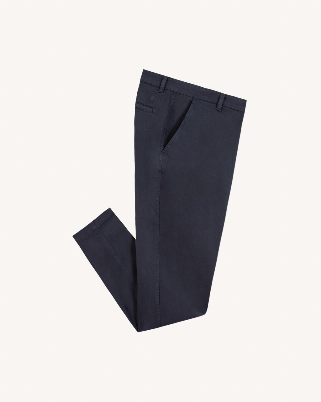Chino Brix regular Chaine et trame Washed navy
