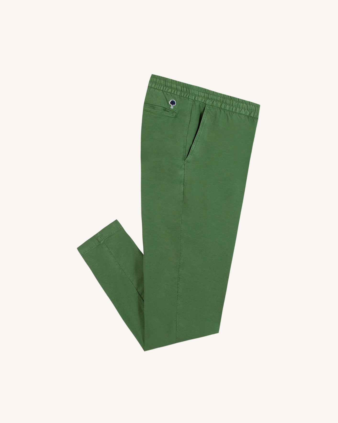 Pantalon elastique Dreuille Chaine et trame Mineral
