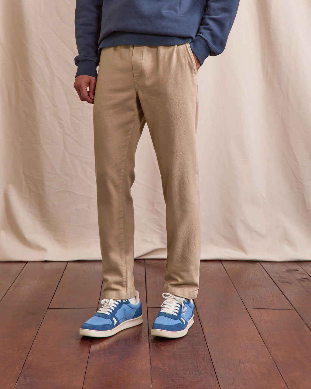Pantalon elastique Dreuille Chaine et trame Natural
