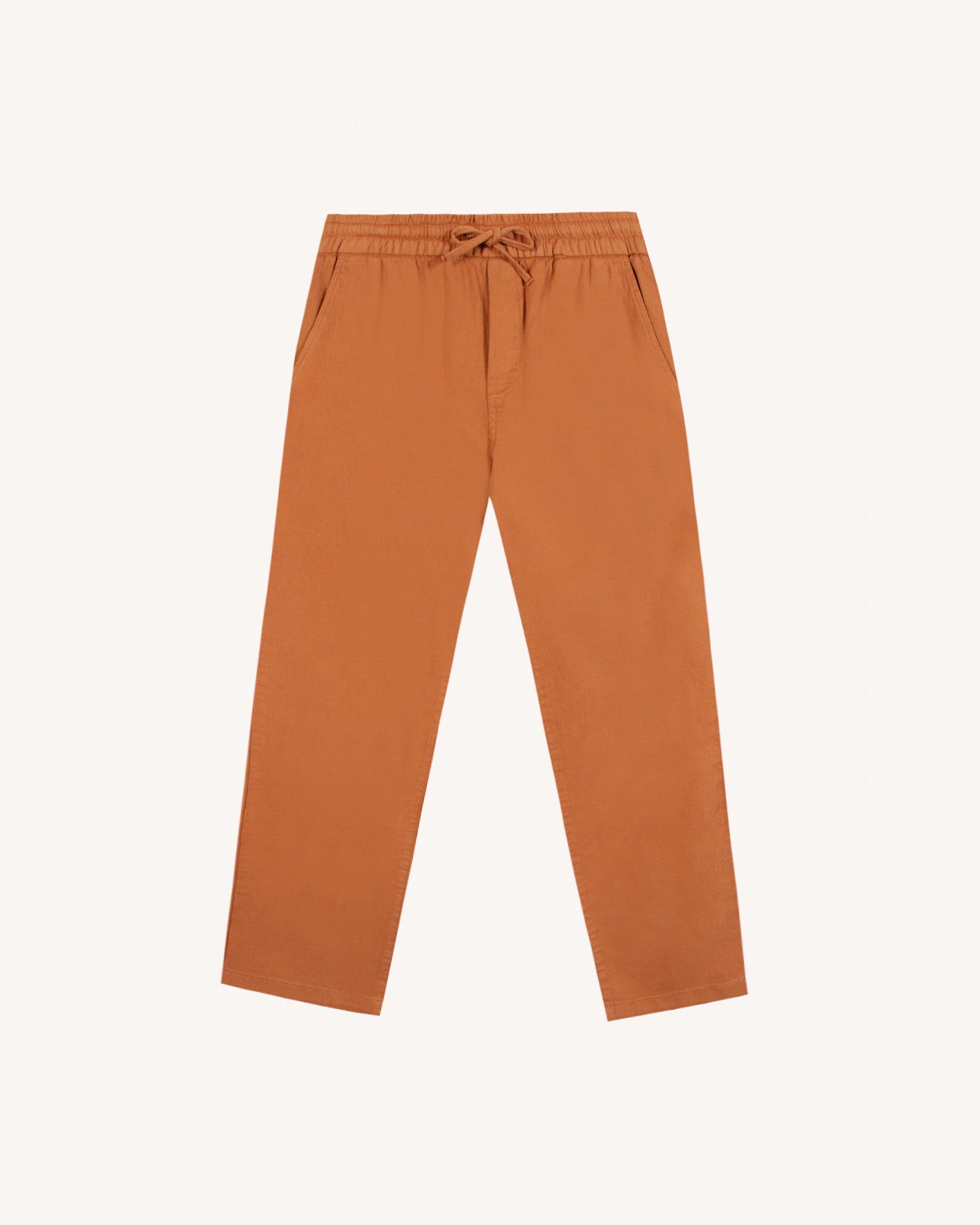 Pantalon elastique Dreuille Chaine et trame Light brick
