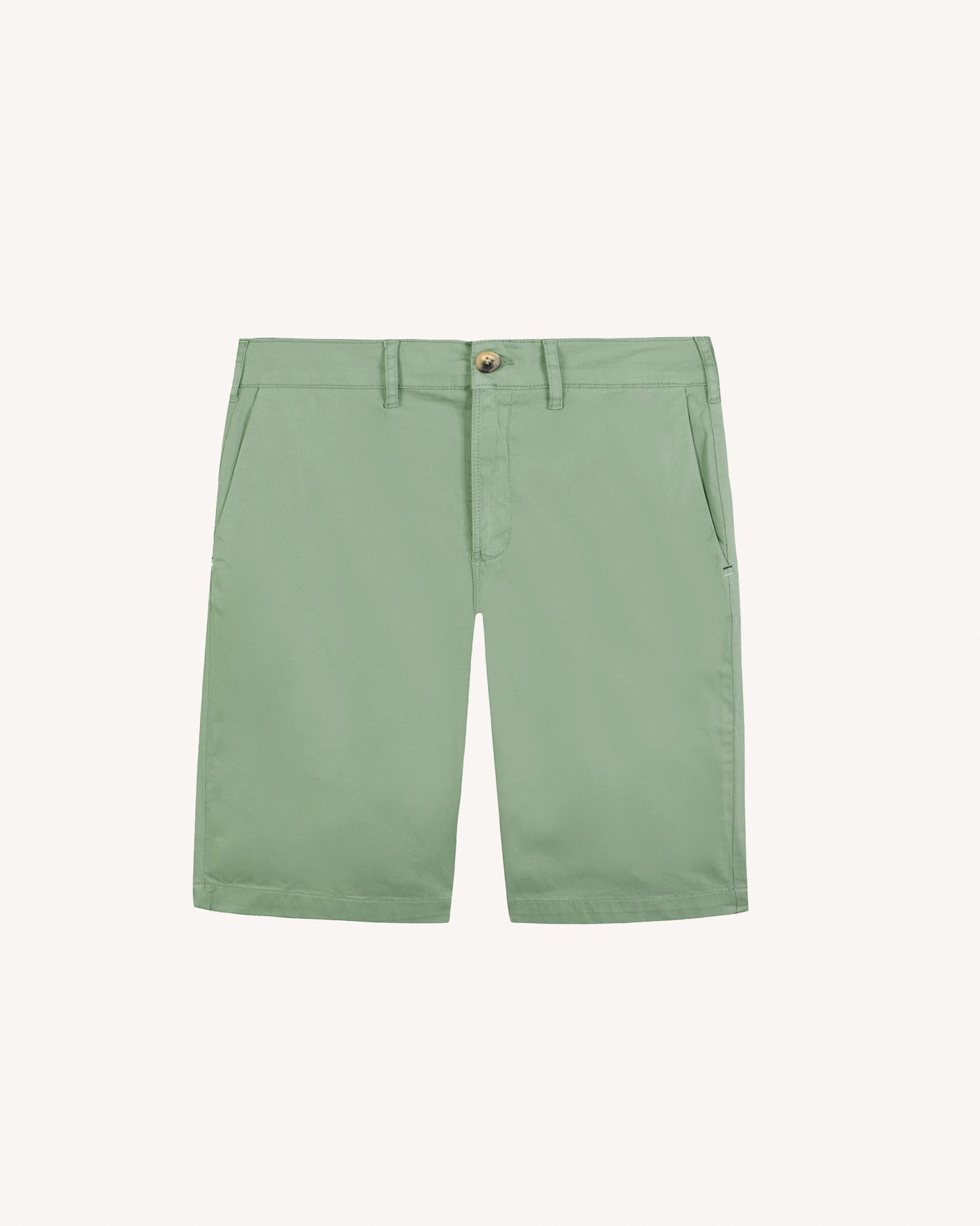 Short chino Saulieu Chaine et trame Green

