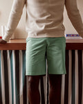 Short chino Saulieu Chaine et trame Green
