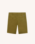 Short chino Saulieu Chaine et trame Warm kaki
