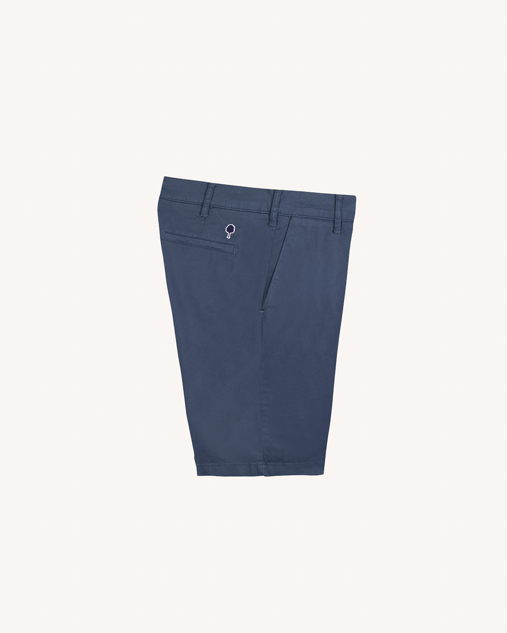 Short chino Saulieu Chaine et trame Washed navy
