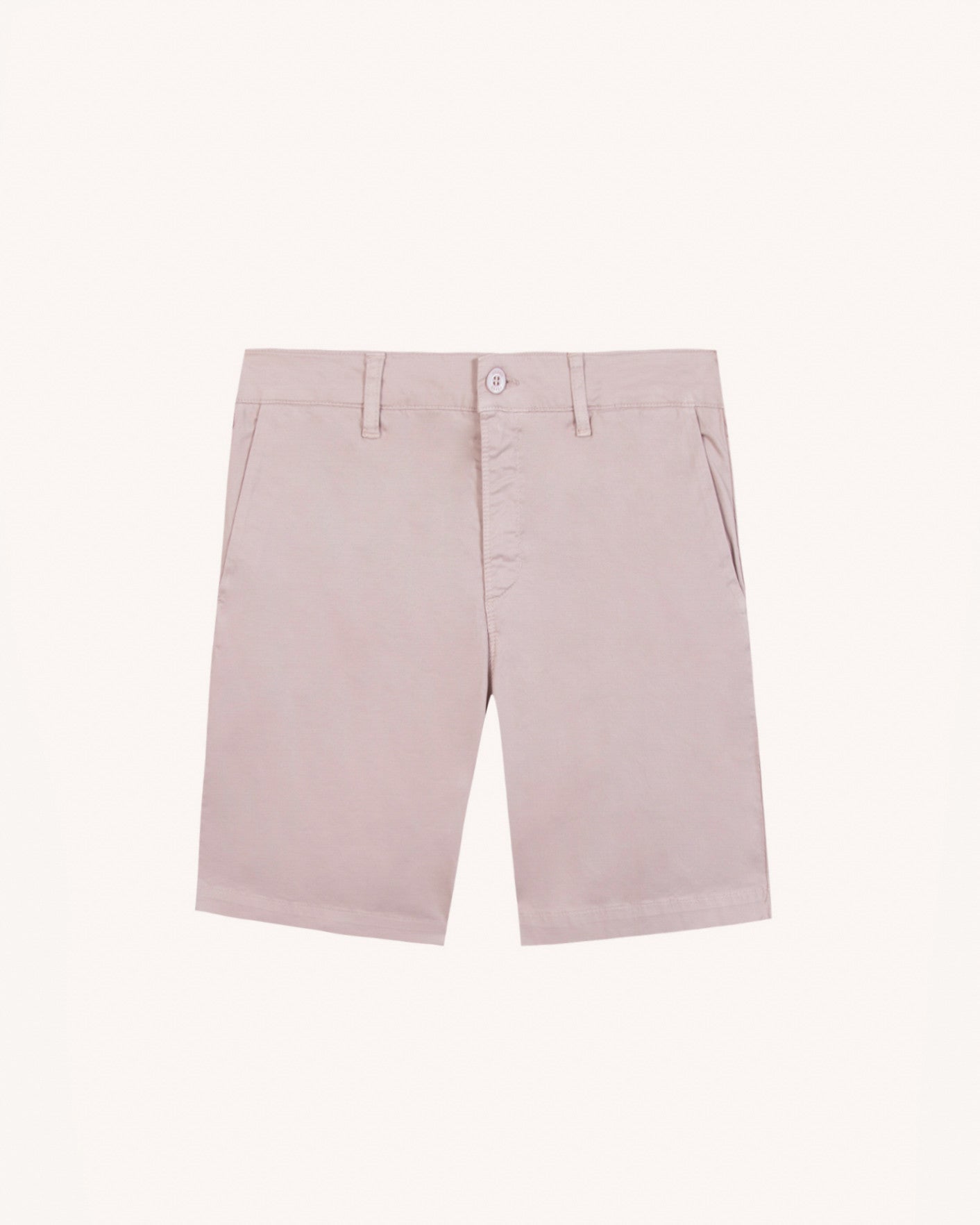 Saulieu Chaine et trame Lilac/navy chino shorts
