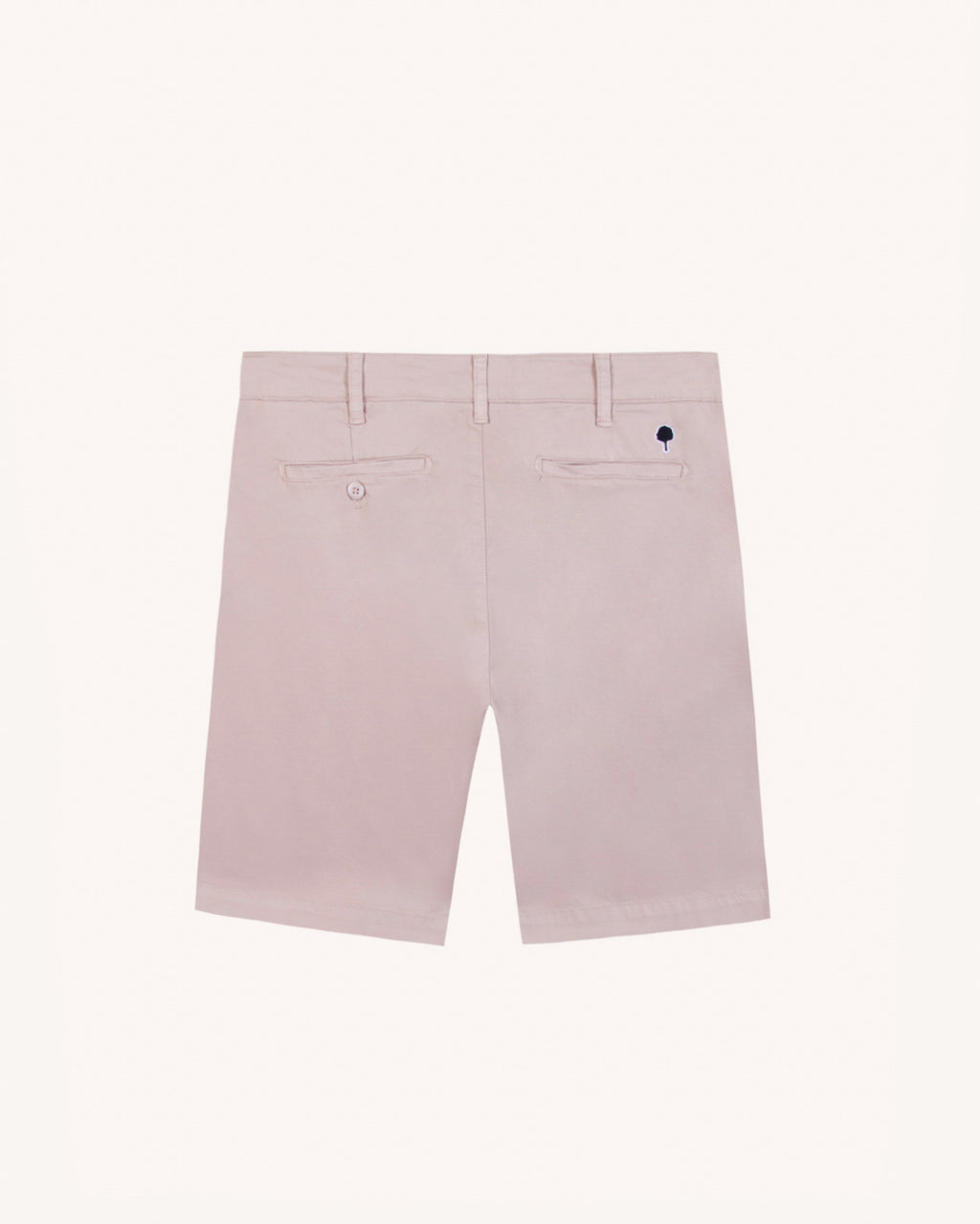 Short chino Saulieu Chaine et trame Lilac/navy
