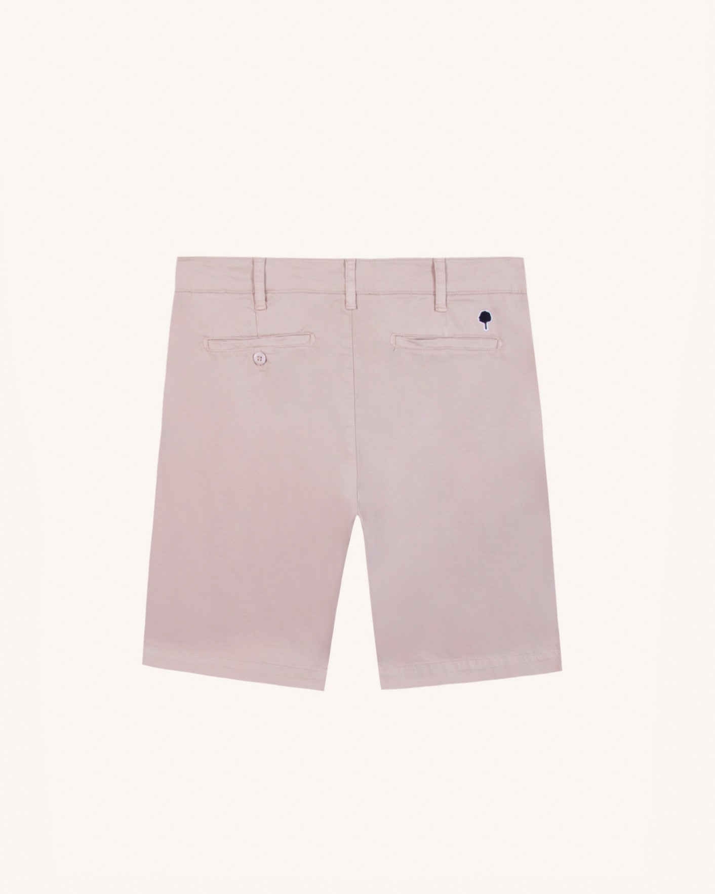 Short chino Saulieu Chaine et trame Lilac/navy
