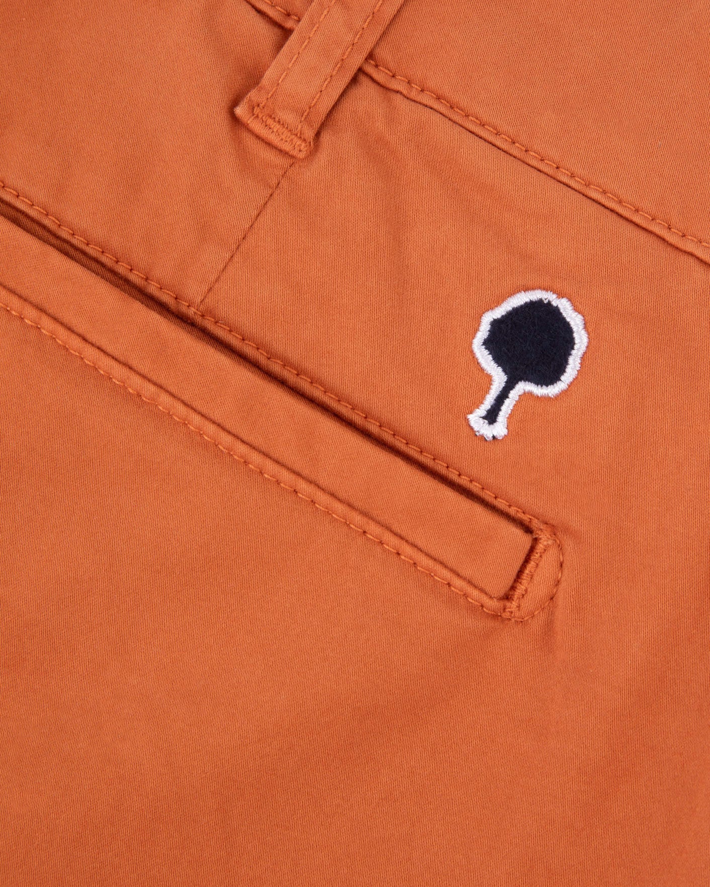 Short chino Saulieu Chaine et trame Light brick
